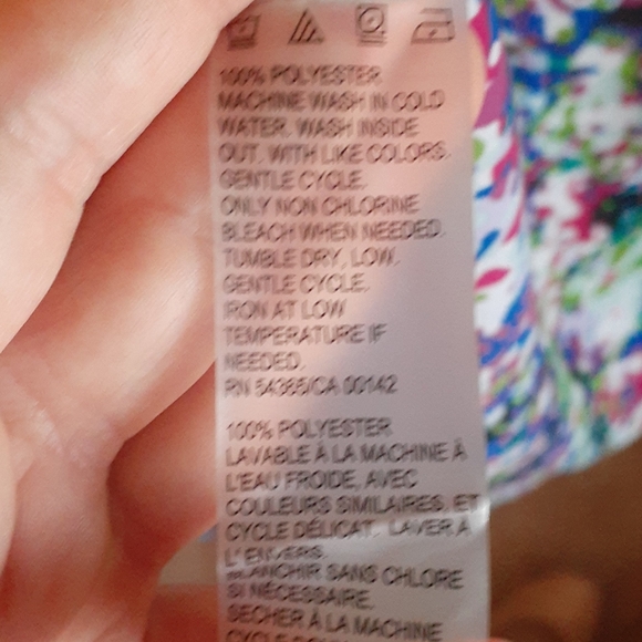 Black Label Colourful Patterned Tank Top - Women's Size Large - Picture 4 of 4